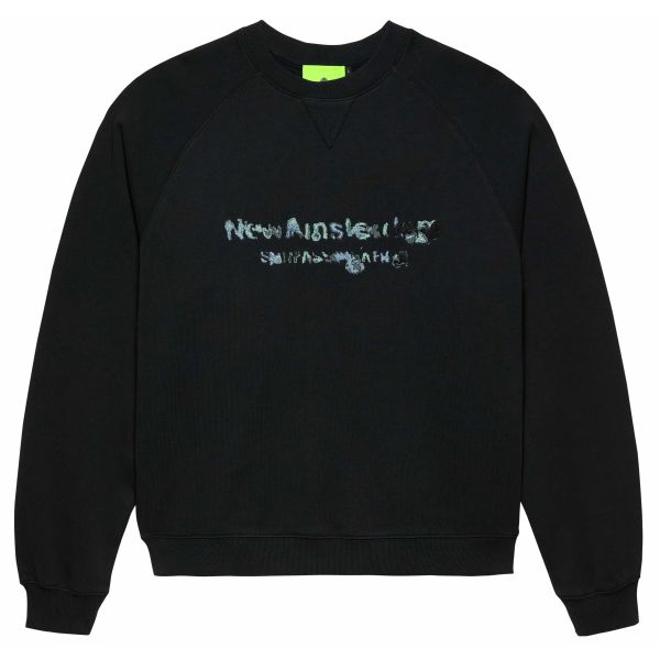 New Amsterdam Surf Association Aquarelle Logo Sweater Zwart