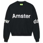 New Amsterdam Surf Association Logo Line Sweater Zwart