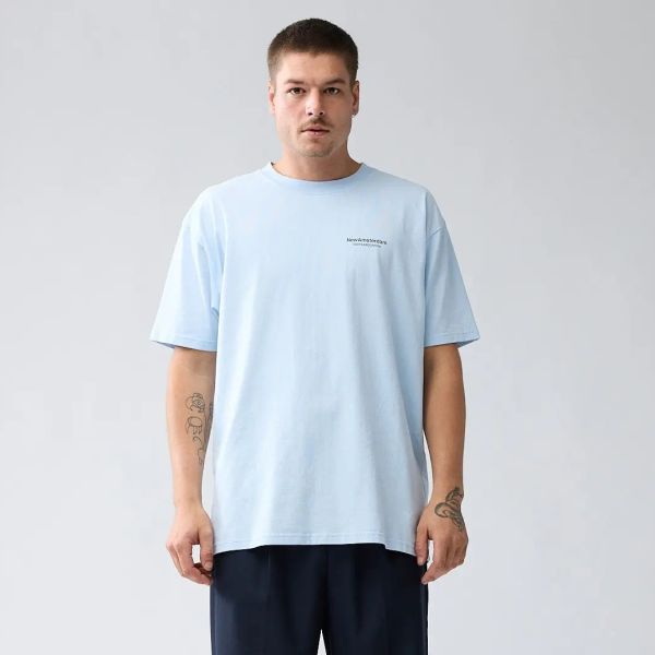 New Amsterdam Surf Association Oyster T-shirt Blauw