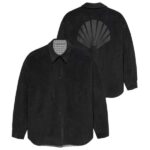 New Amsterdam Surf Association Reversible Fleece Overshirt Zwart/Wit