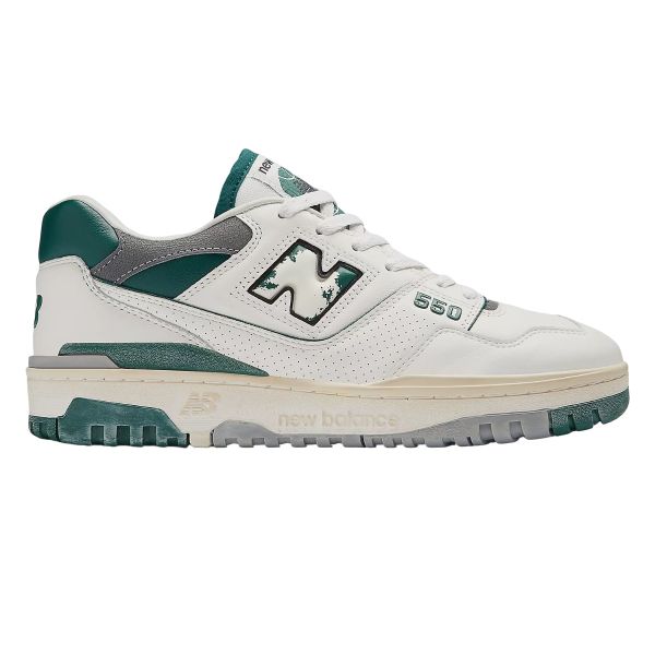 New Balance 550 Sneaker Off White/Groen
