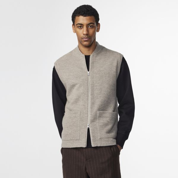NN.07 Boiled Vest Beige