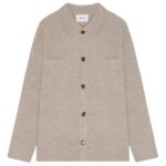 NN.07 Jonas Knit Overshirt Beige