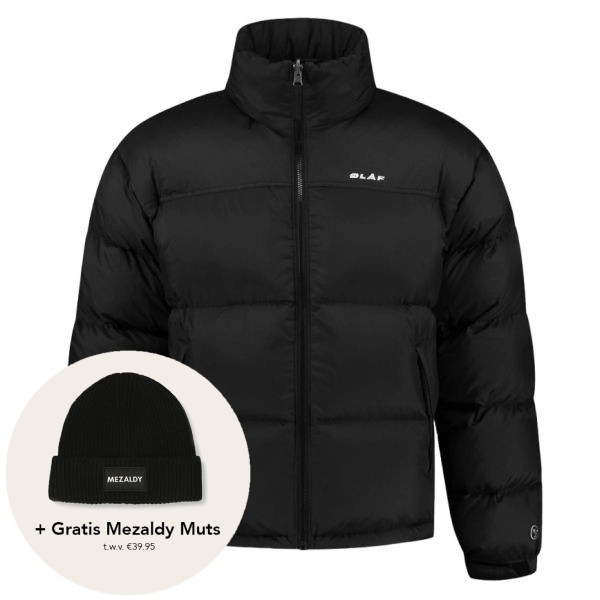 olaf puffer zwart