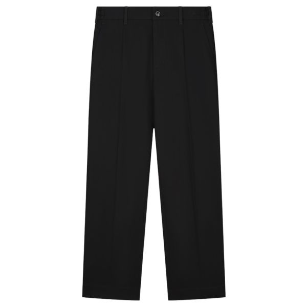 Olaf Tailored Pleated Broek Zwart