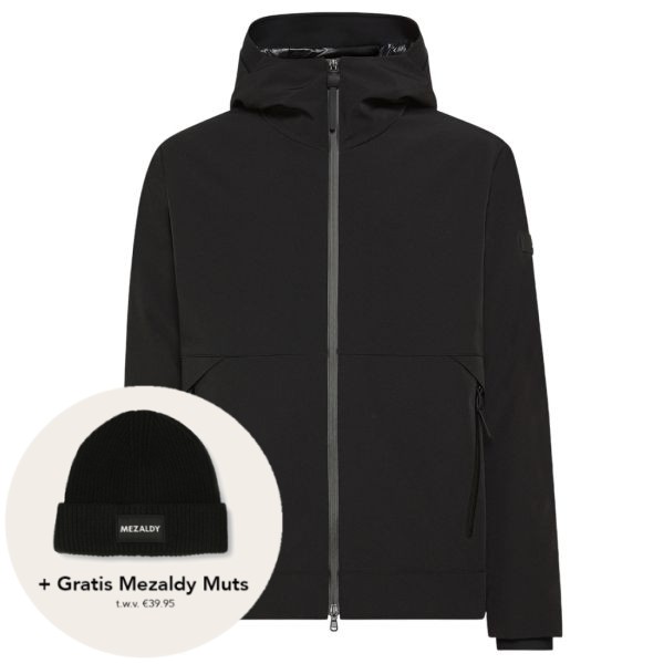 peuterey loge bomber jas zwart