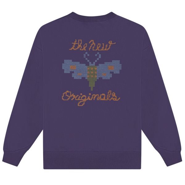 The New Originals Butterfly Sweater Paars