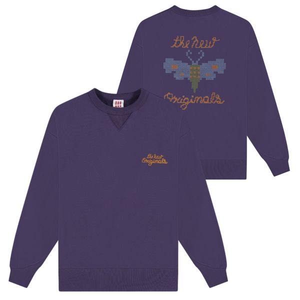 The New Originals Butterfly Sweater Paars