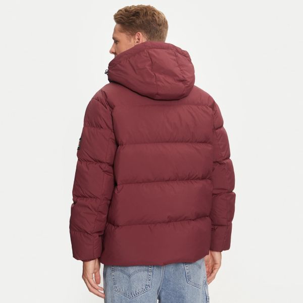 Tommy Jeans Essential Down Puffer Bordeaux