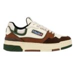 Autry CLC Low Sneaker Off White/Bruin/Groen