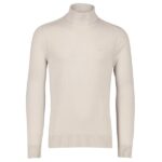 Boss Avac Turtleneck Sweater Beige
