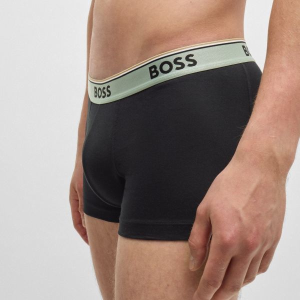 Boss Trunk Boxer 3-Pack Blauw/Groen