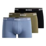 Boss Trunk Boxer 3-Pack Licht Blauw/Groen/Zwart