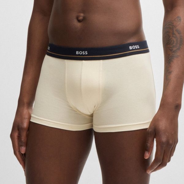 Boss Trunk Boxer 5-Pack Navy/Beige/Zwart/Wit/Rood