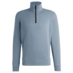 Boss Zetrust Half Zip Sweater Blauw