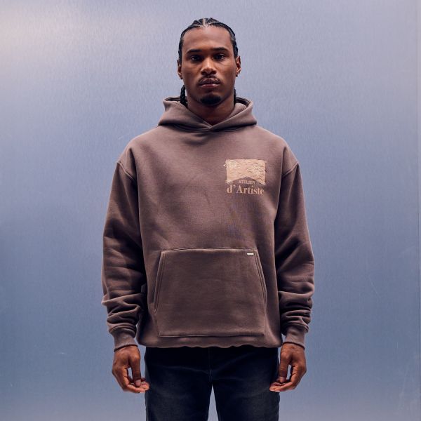 Croyez Atelier Flower Hoodie Bruin