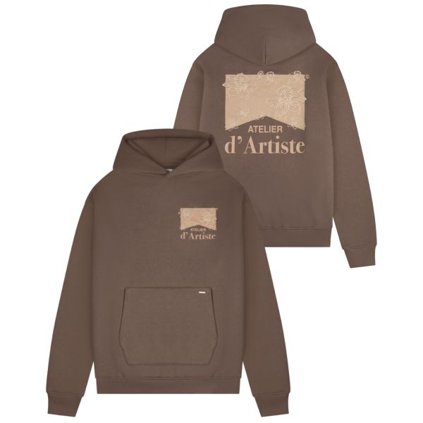 Croyez Atelier Flower Hoodie Bruin