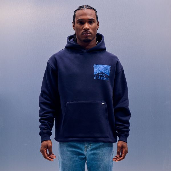 Croyez Atelier Flower Hoodie Navy
