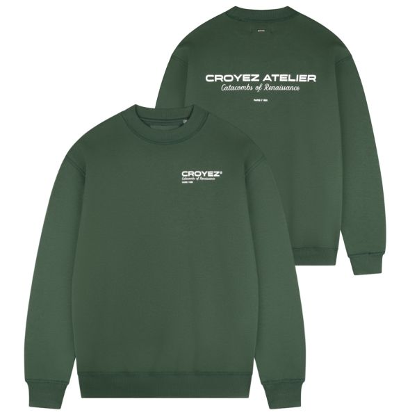 Croyez Atelier Sweater Donker Groen