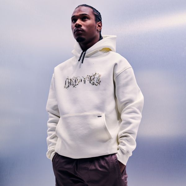 Croyez Chrome Flower Hoodie Off White