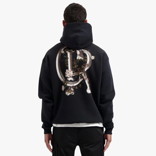 Croyez Chrome Flower Hoodie Zwart