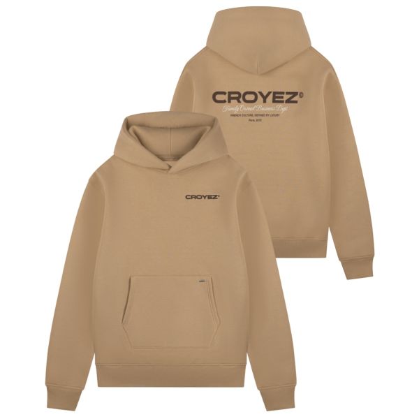 Croyez Family Owned Business Hoodie Beige