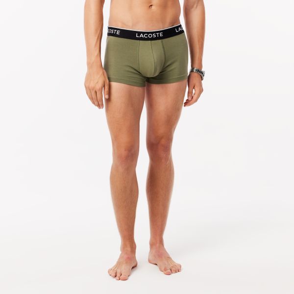 Lacoste 3-Pack Boxer Donker Groen/Rood/Zwart