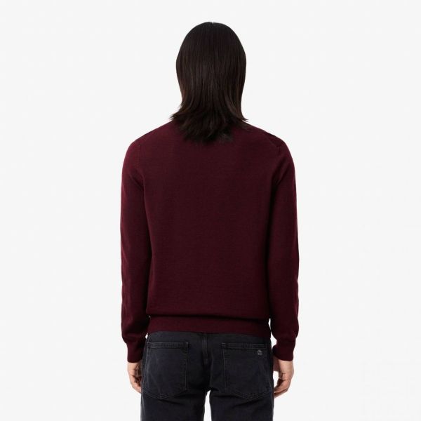 Lacoste Pullover Sweater Bordeaux
