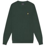 Lyle & Scott Cotton Merino Sweater Donker Groen