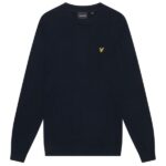 Lyle & Scott Cotton Merino Sweater Navy
