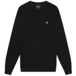Lyle & Scott Cotton Merino Sweater Zwart