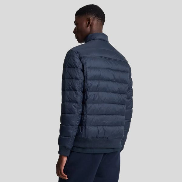Lyle & Scott Funnel Wadded Jas Navy