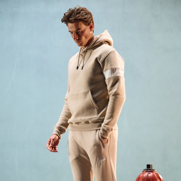 Malelions Captain Hoodie 2.0 Beige