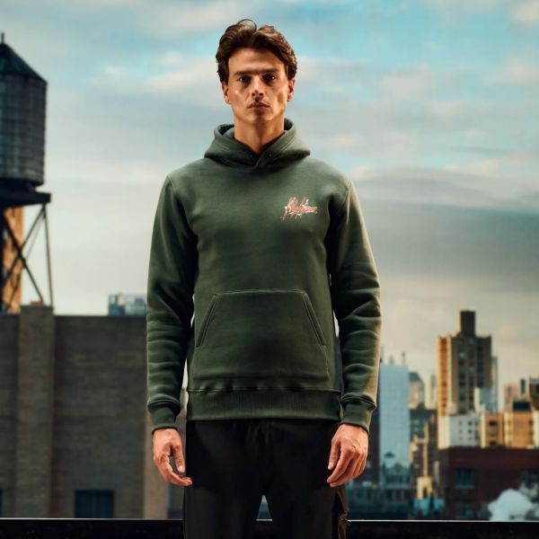Malelions Splash Signature Hoodie Donker Groen