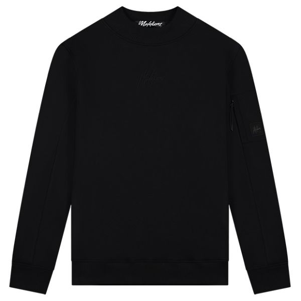 Malelions Turtle Patch Sweater Zwart