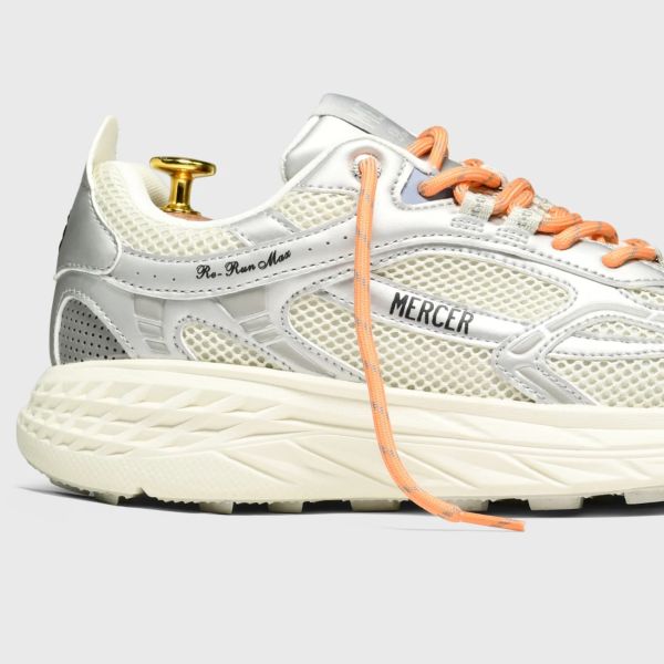 Mercer Amsterdam The Re-Run MAX Silver Surfer Sneaker Zilver