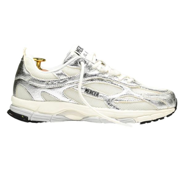 Mercer Amsterdam The Re-Run Pineapple 2.0 Sneaker Zilver/Wit