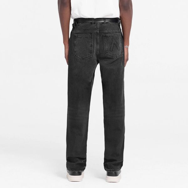 Represent R2 Straight Leg Jeans Zwart