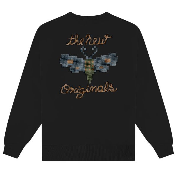 The New Originals Butterfly Sweater Zwart