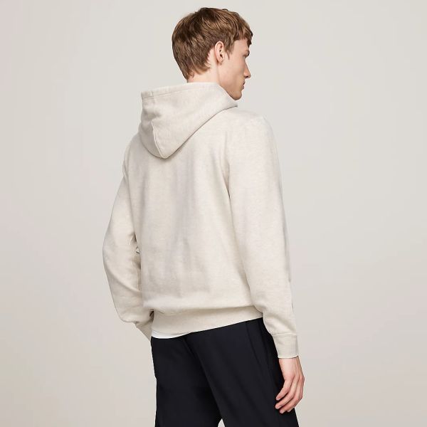 Tommy Hilfiger Essential Fleece Hoodie Off White