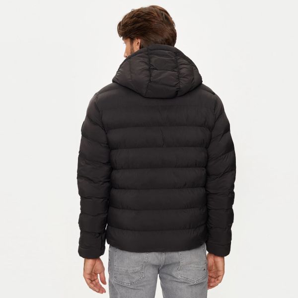 Tommy Hilfiger Mid Weight Puffer Zwart