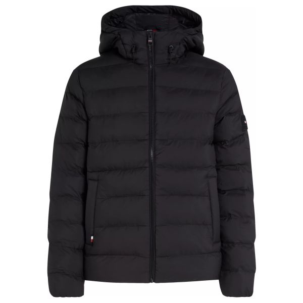 Tommy Hilfiger Mid Weight Puffer Zwart