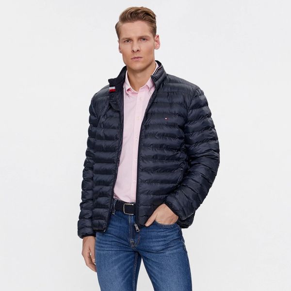 Tommy Hilfiger Packable Recycled Jas Navy