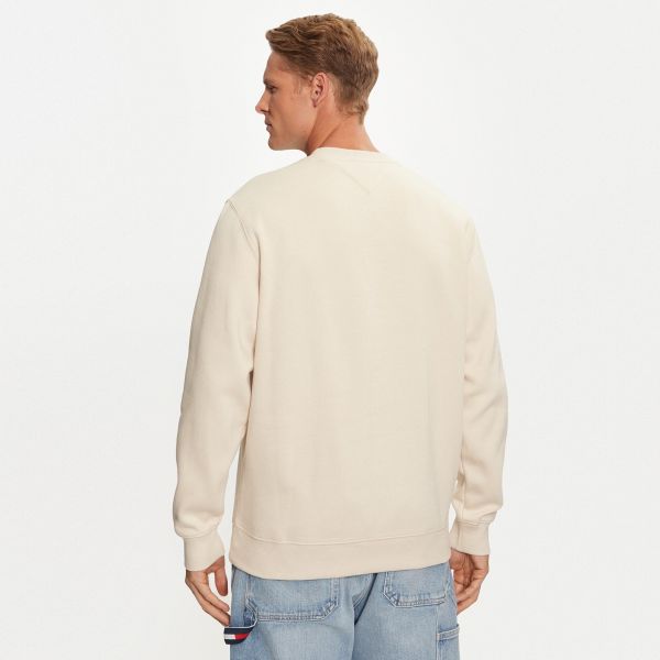 Tommy Jeans Flag Sweater Off White