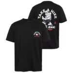 Tommy Jeans Outdoors Novelty T-shirt Zwart