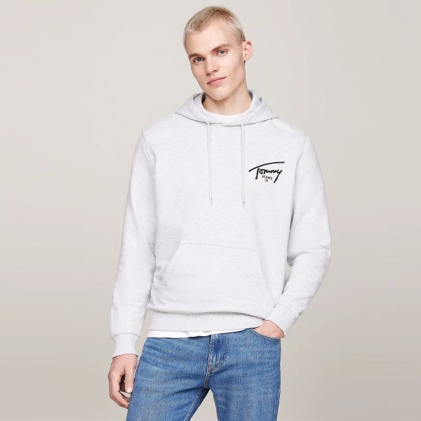 Tommy Jeans Regular Entry Graphic Hoodie Grijs