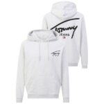 Tommy Jeans Regular Entry Graphic Hoodie Grijs