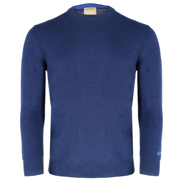 Woolrich Lambswool Sweater Blauw