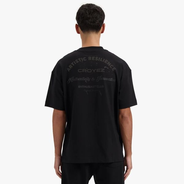 Croyez Enthusiast Club T-shirt Zwart