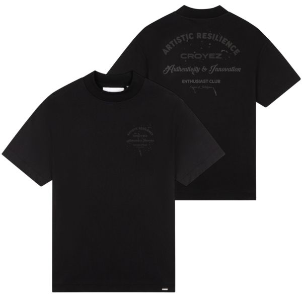 Croyez Enthusiast Club T-shirt Zwart